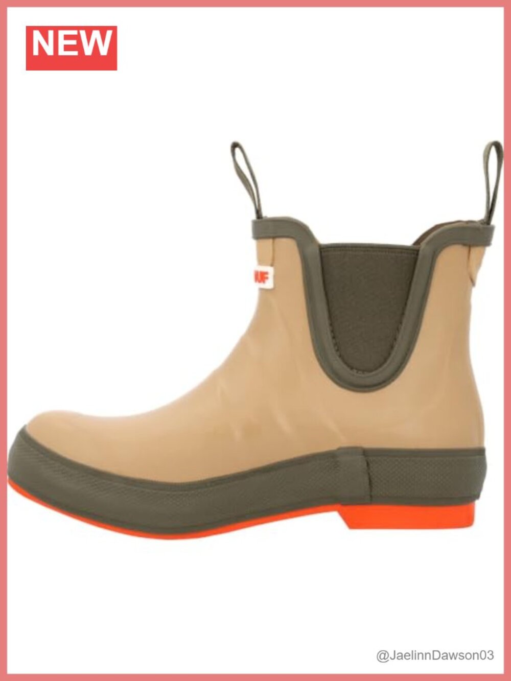 Waterproof Ankle Deck Boot Slip Resistant Rubber Work Boot